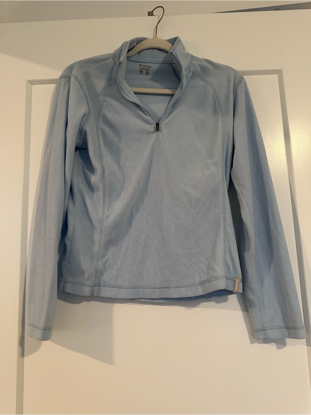 Columbia Women's Baby Blue Quarter-Zip Fleece Pullover